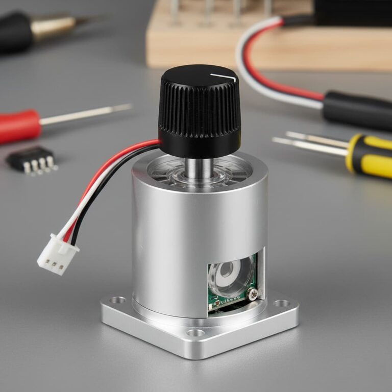 انکودر چرخشی صنعتی دقت بالا، سنسور موقعیت شفت دیجیتال آلومینیومی بادوام.