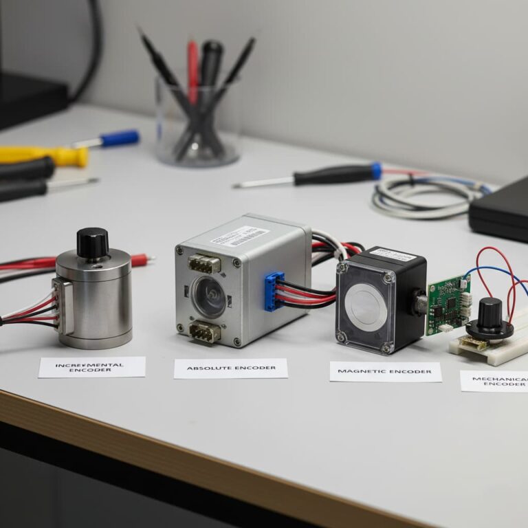 انکودر چرخشی افزایشی، مطلق، مکانیکی، مغناطیسی؛ سنسور موقعیت صنعتی با کیفیت.