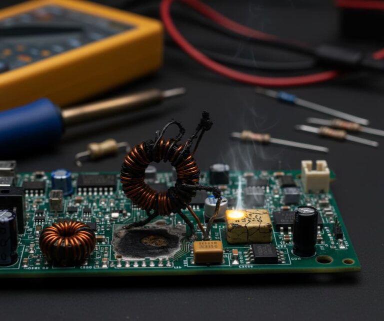 علل اصلی خرابی سلف شامل جریان بیش از حد، حرارت، و ضربه مکانیکی.