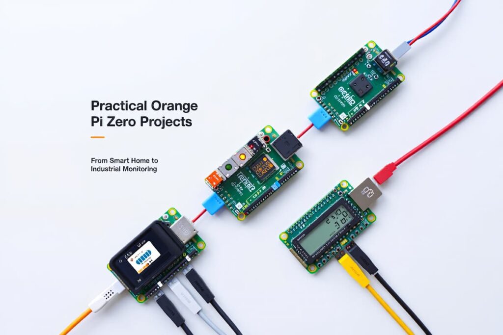 تصویر پروژه‌های عملی Orange Pi Zero در خانه هوشمند و مانیتورینگ صنعتی