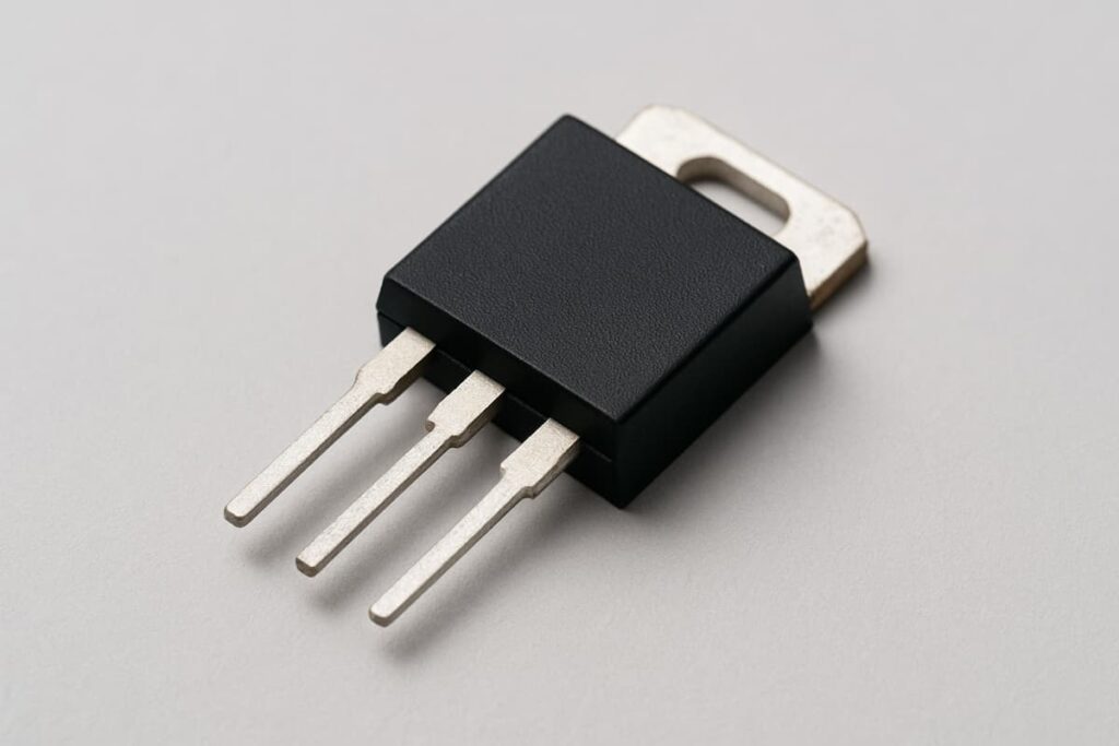 تصویر SOI MOSFET به عنوان ترانزیستور سیلیکون روی عایق برای بهبود راندمان و کاهش تلفات در مدارهای الکترونیکی.