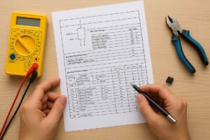 آموزش خواندن دیتاشیت قطعات الکترونیکی با توضیح مشخصات فنی