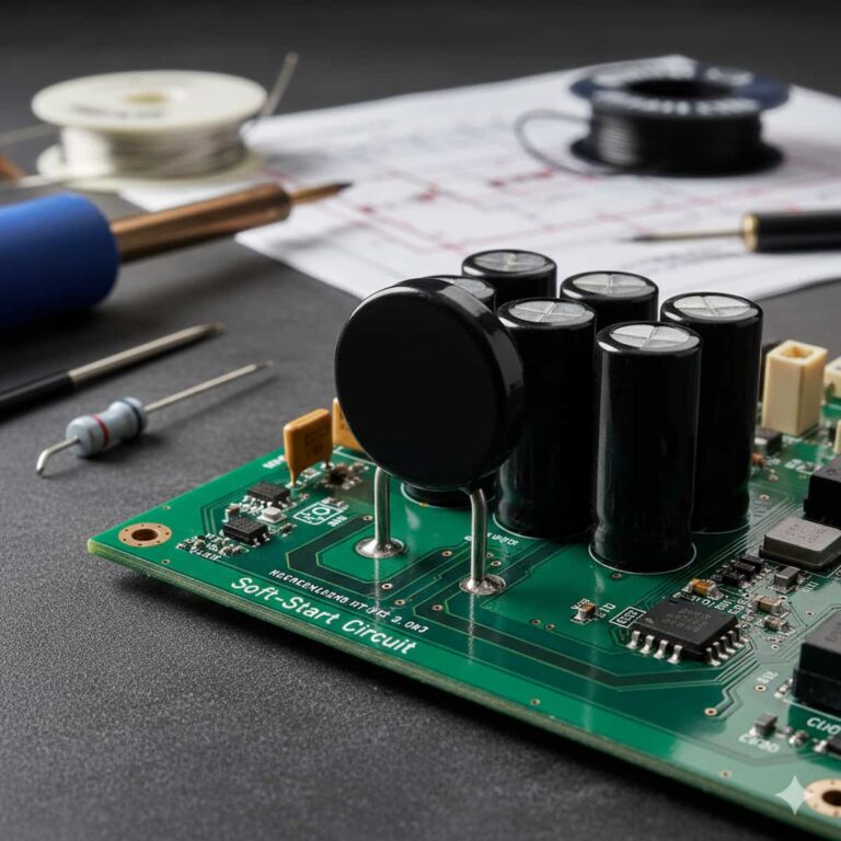 ترمیستور NTC، محدود کننده جریان هجومی، مدار راه‌اندازی نرم، منبع تغذیه