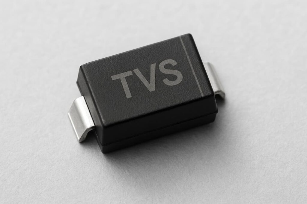 دیود TVS مشکی برای محافظت مدار در برابر نوسانات و ولتاژ گذرا